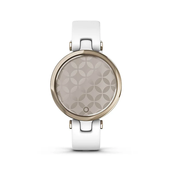 010-02384-50 GARMIN | Lily White Creamgold Silicone Rubber Band  (Women) - Image 3