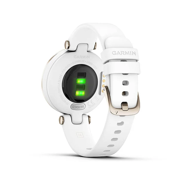 010-02384-50 GARMIN | Lily White Creamgold Silicone Rubber Band  (Women) - Image 4