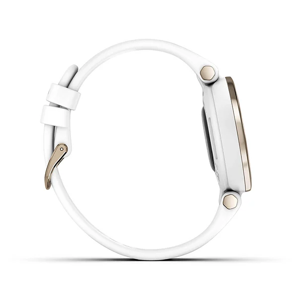 010-02384-50 GARMIN | Lily White Creamgold Silicone Rubber Band  (Women) - Image 5