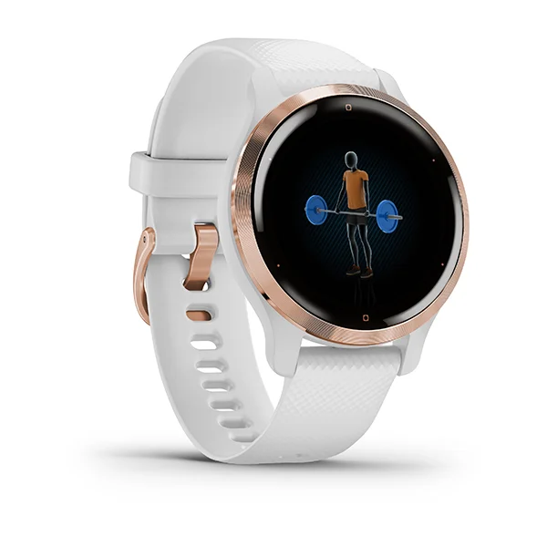 010-02429-73 GARMIN | Venu 2S - Rose Gold St Steel Bezel Smart Watch - Image 2