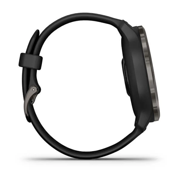 010-02430-71 GARMIN | Venu 2 - Slate St Steel Bezel Black Smart Watch - Image 5