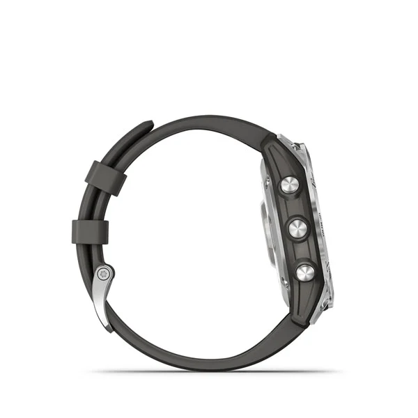010-02540-05 GARMIN | Fenix 7 Silver With Graphite Band GPS Watch (Unisex) - Image 5