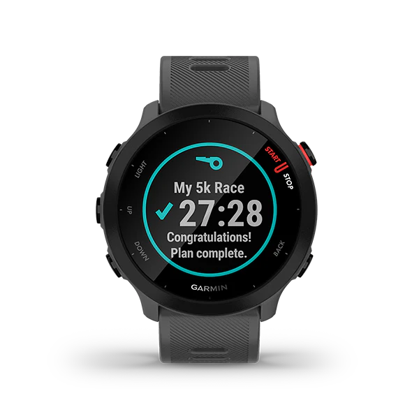 010-02562-53 GARMIN | FORERUNNER 55 Monterra Grey Smart Watch (Unisex)