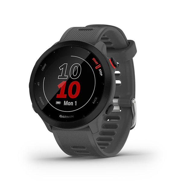 010-02562-53 GARMIN | FORERUNNER 55 Monterra Grey Smart Watch (Unisex) - Image 2