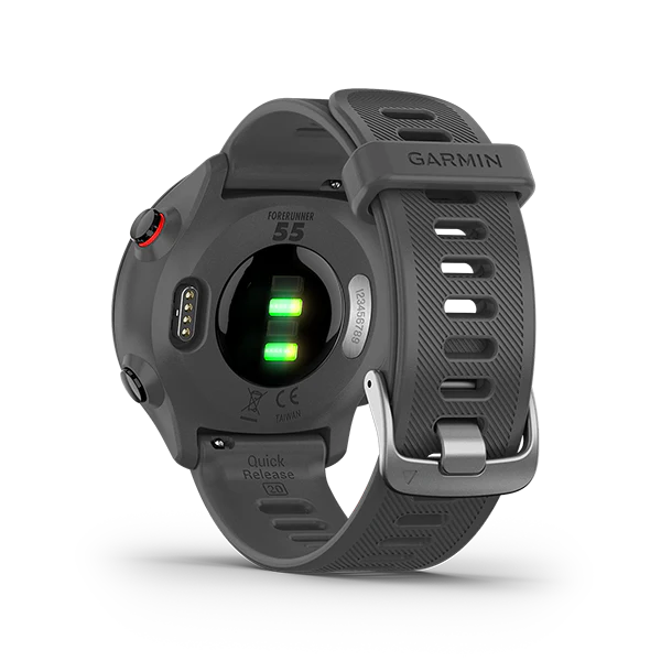 010-02562-53 GARMIN | FORERUNNER 55 Monterra Grey Smart Watch (Unisex) - Image 4