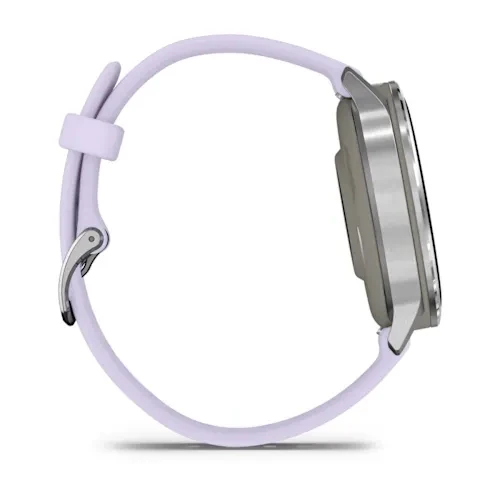 Garmin Venu 4 41MM Silver with Periwinkle Silicone Band Smart Watch - Image 4