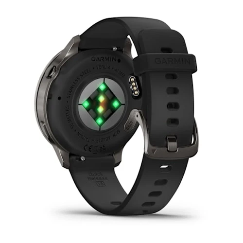 Garmin Venu 4 41MM Slate with Black Silicone Band Smart Watch - Image 3