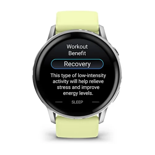 Garmin Venu 4 45MM Silver with Citron Silicone band Smart Watch - Image 3