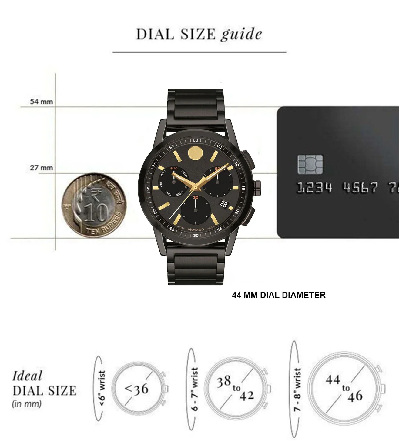 0607802 | MOVADO Museum Chronograph Watch for Men - Image 2