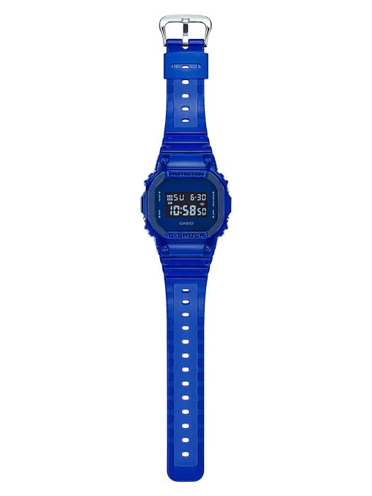 G1003 CASIO | DIGITAL DW-5600SB-2DR Blue Watch (Men) - Image 2