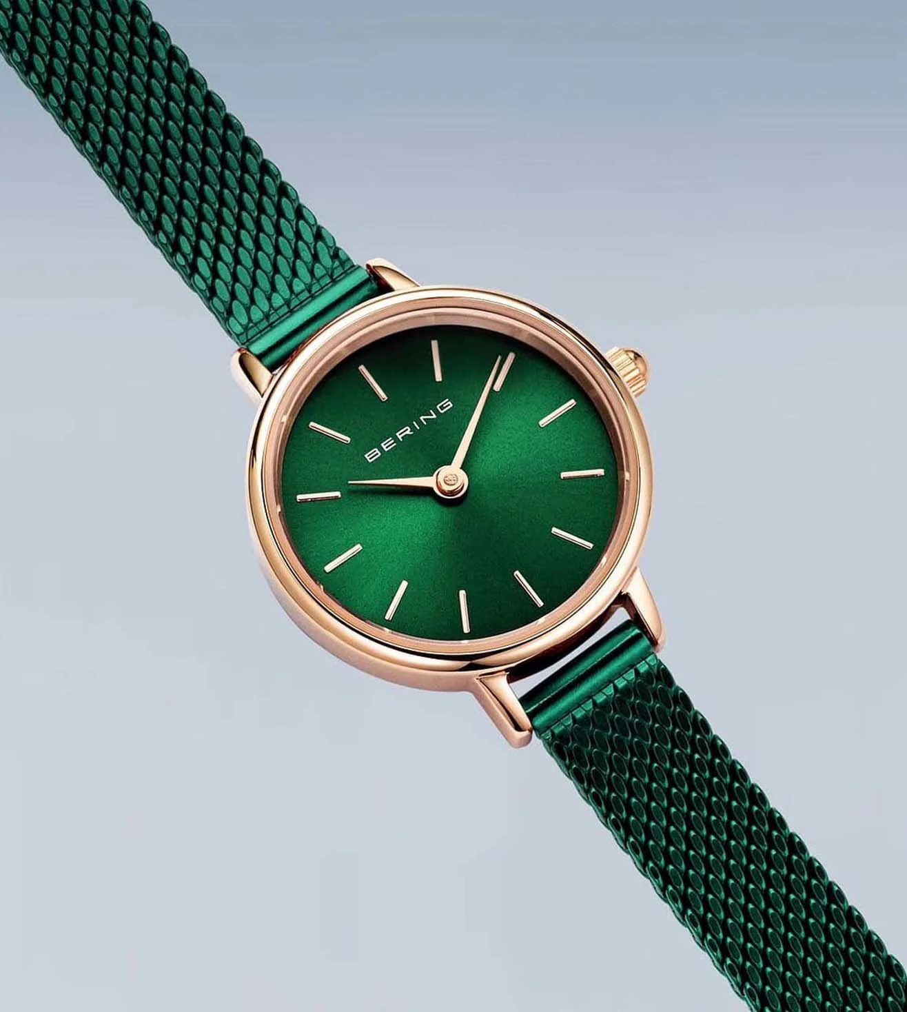 11022-868 BERING | Green Dial Classic Watch for Women - Image 3