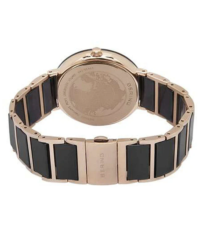 11435-746 Bering | Black Round Dial Ceramic Analog Watch for Women - Image 3
