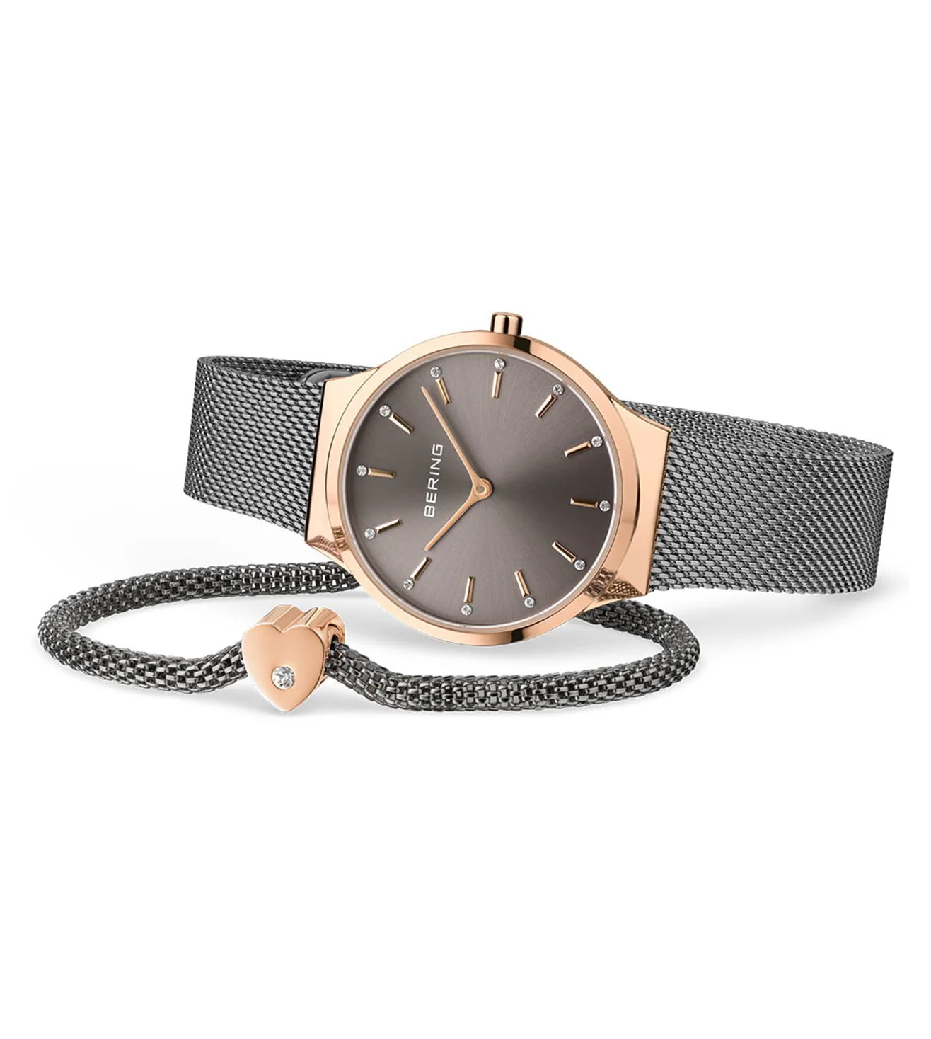 12131-369-GWP Bering | Grey Dial Classic Watch for Women With Bracelet - Image 3