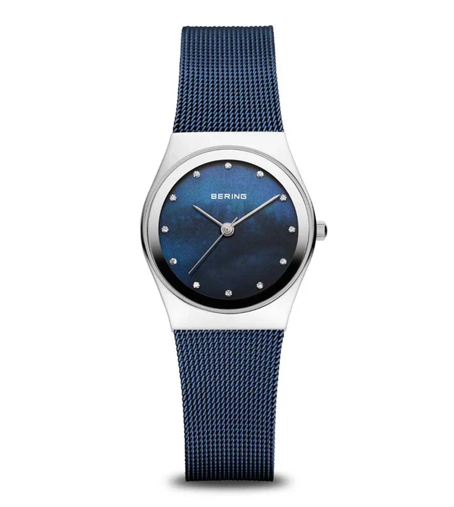 12927-307-GWP BERING | Blue Dial Classic Watch With Bracelet (Women) - Image 3