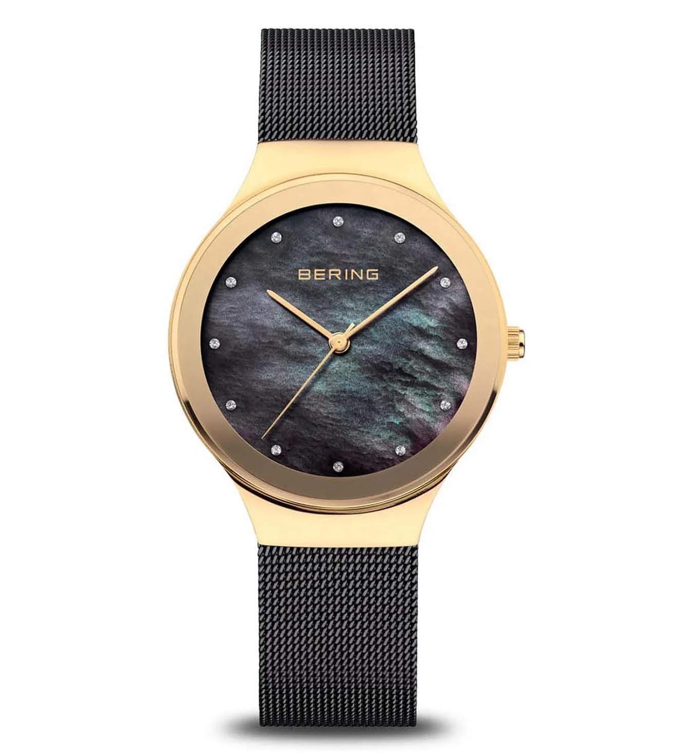 12934-132 BERING | Black Mother-of-Pearl Classic Watch for Women