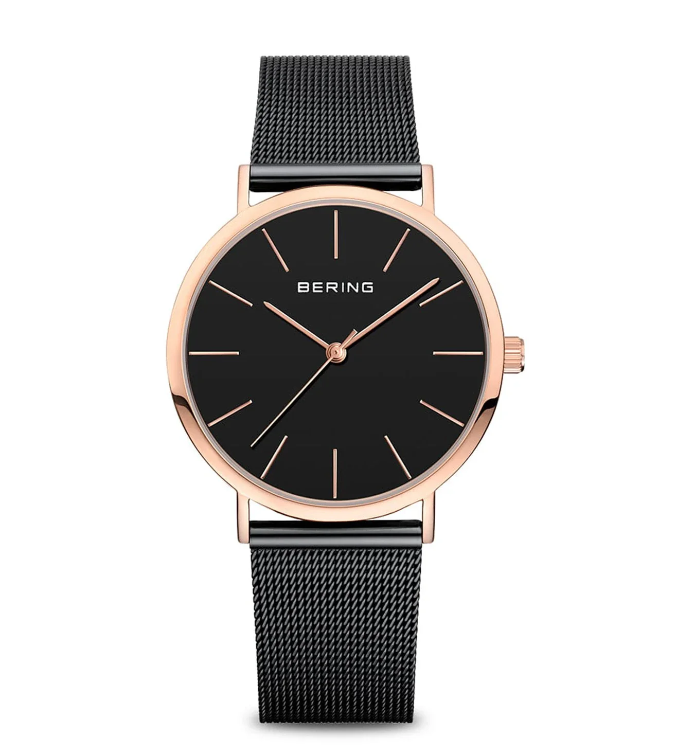 13436-166 BERING | Black Dial Classic Analog Watch for Women