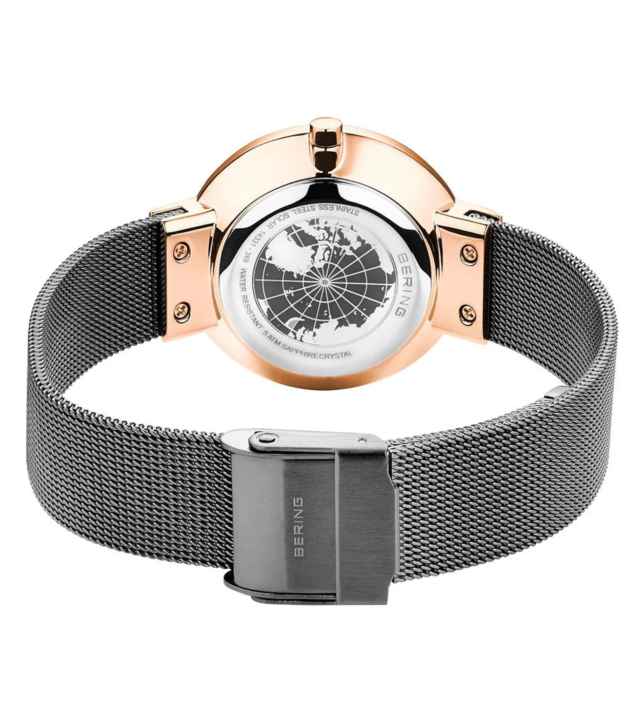 14331-369 Bering | Grey Dial Solar Watch for Women - Image 4