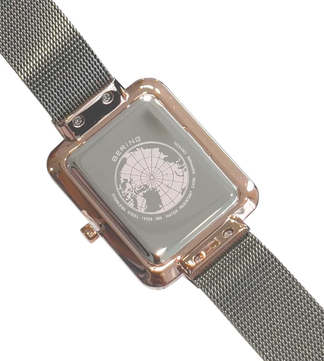 14528-369 Bering | Square Grey Dial Classic Watch (Women) - Image 3