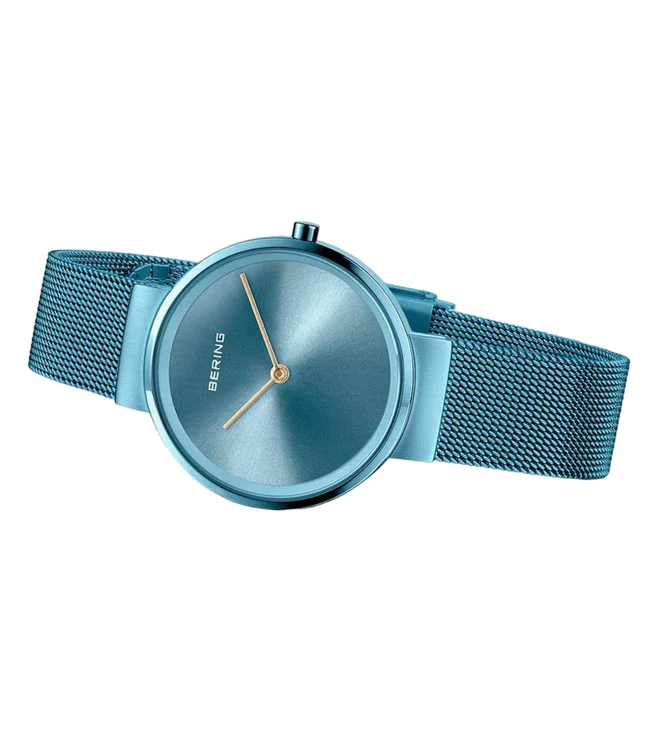 14531-388 Bering | Round Sky Blue Dial Classic Watch (Women) - Image 3