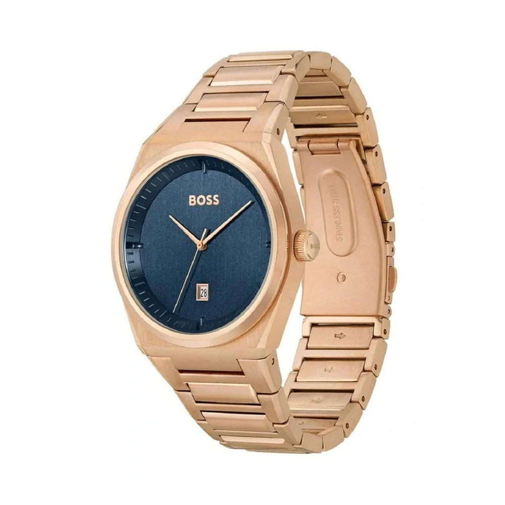 1513995 HUGO BOSS | Steer 42mm Round Blue Dial Watch (Men) - Image 2