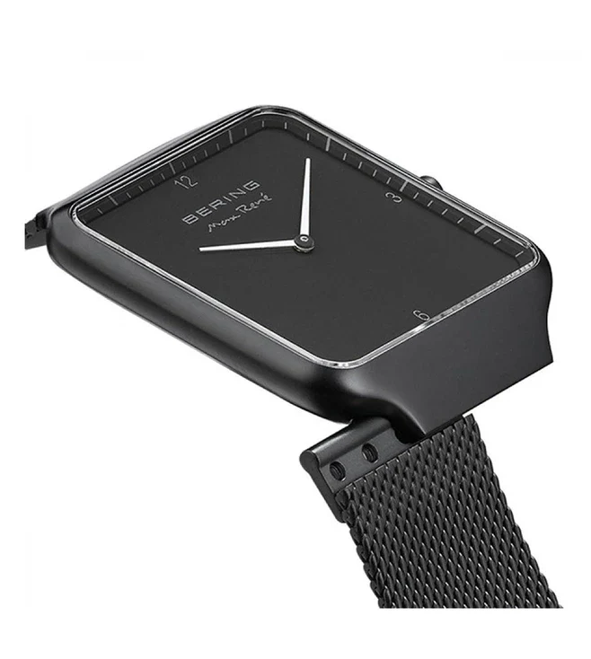 15832-123 Bering | Square Black Max Rene Analog Watch (Women) - Image 4