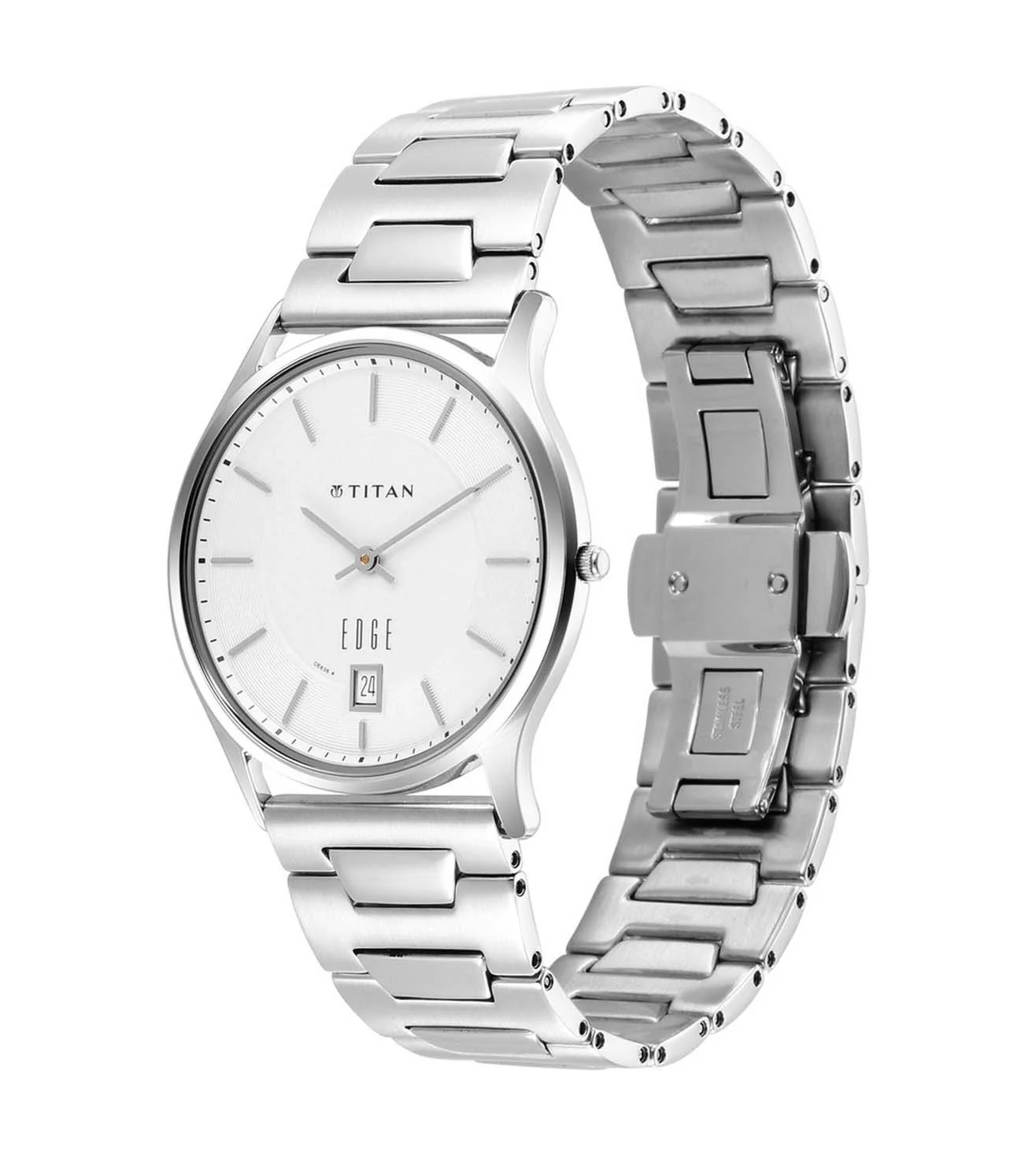NT1683SM01 | TITAN Edge Metal Analog Watch for Men - Image 2