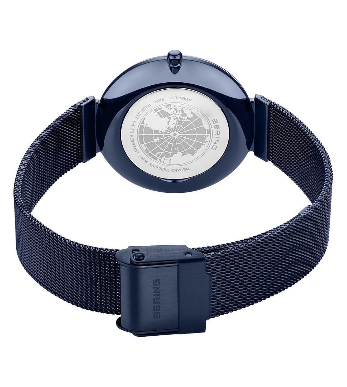 18132-397 BERING | Blue Dial Classic Analog Watch for Women - Image 4