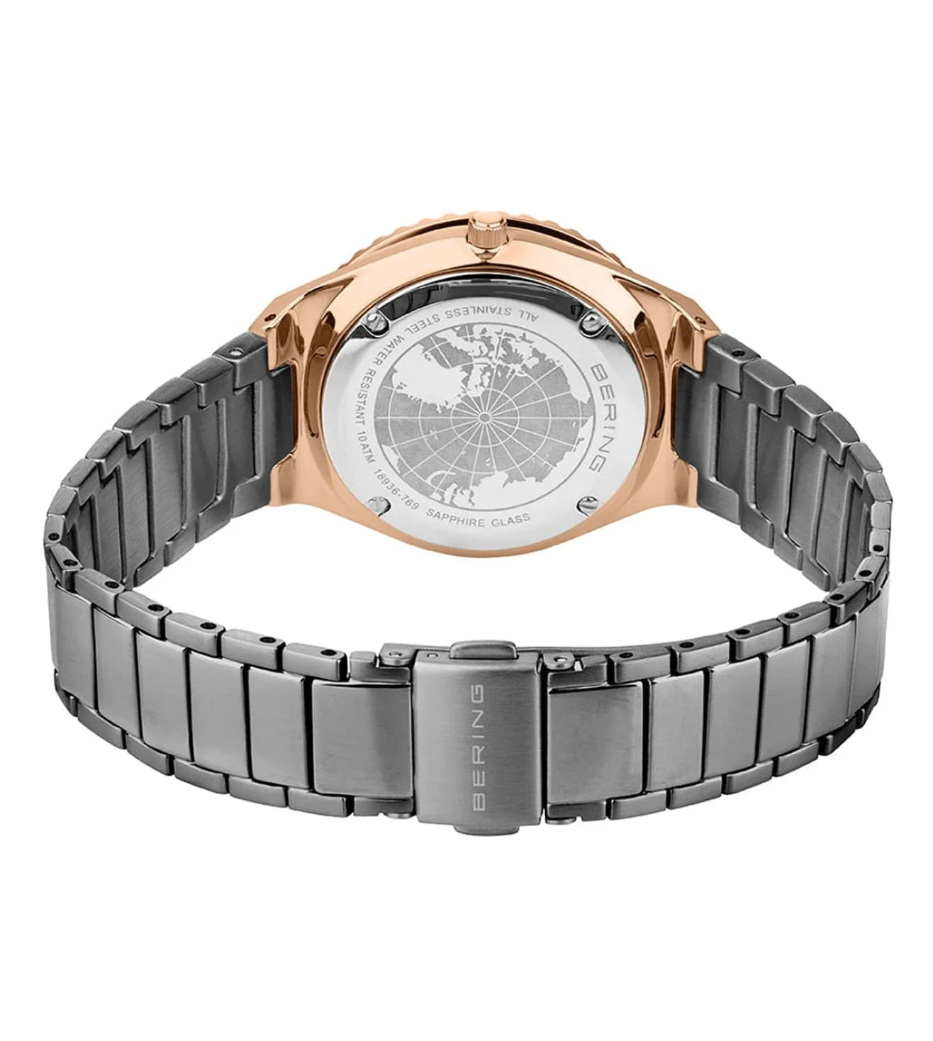 18936-769 Bering | Grey Dial Classic Analog Watch for Women - Image 4