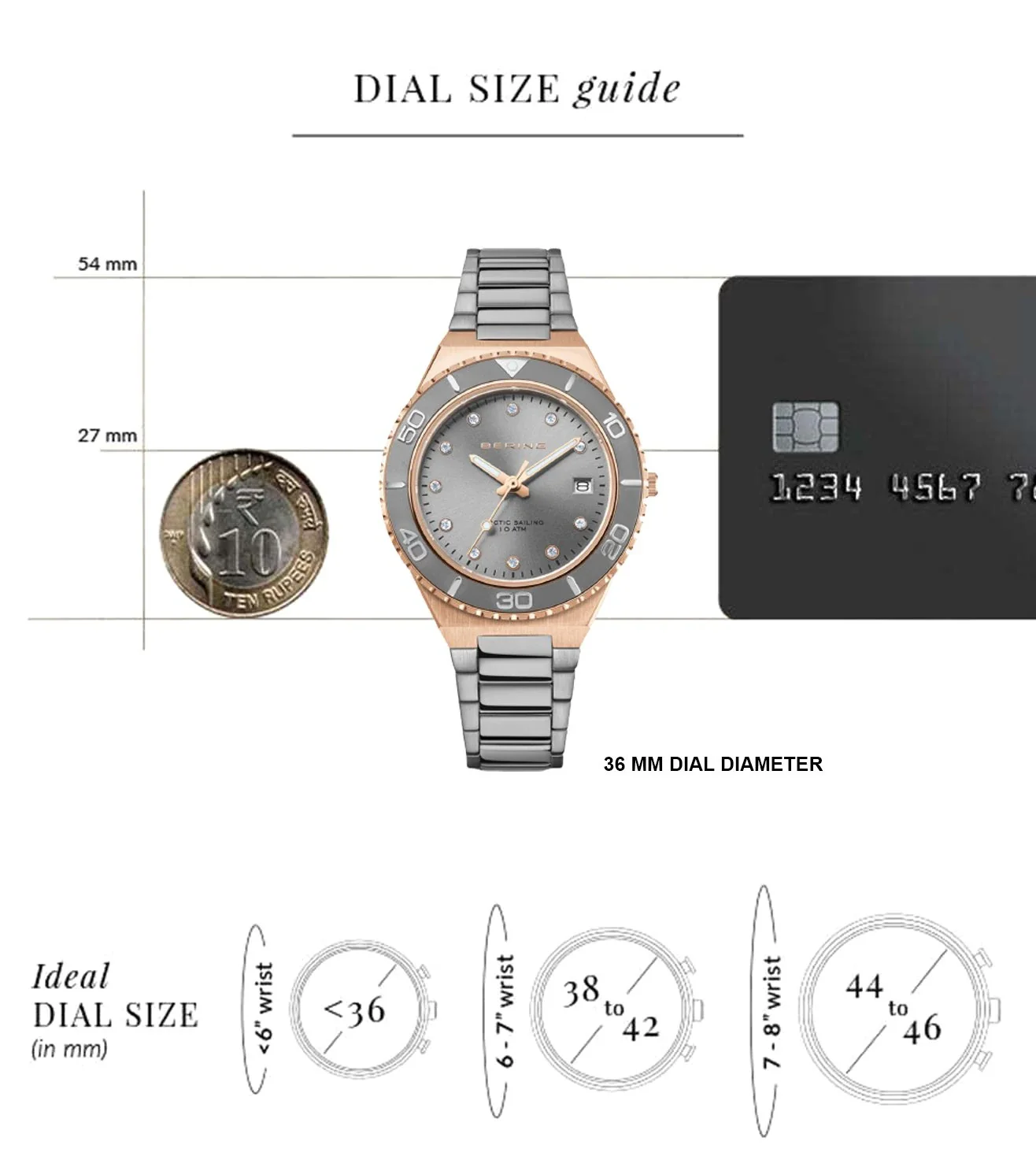 18936-769 Bering | Grey Dial Classic Analog Watch for Women - Image 5