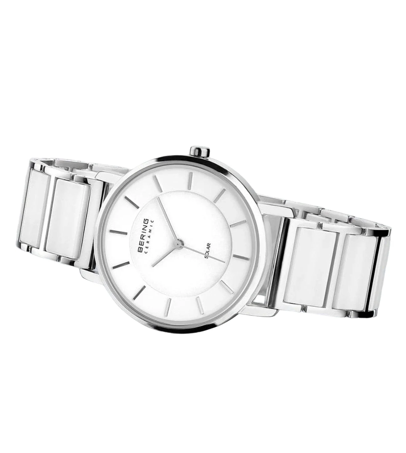 19535-754 Bering | White Round Dial Solar Watch for Women - Image 5