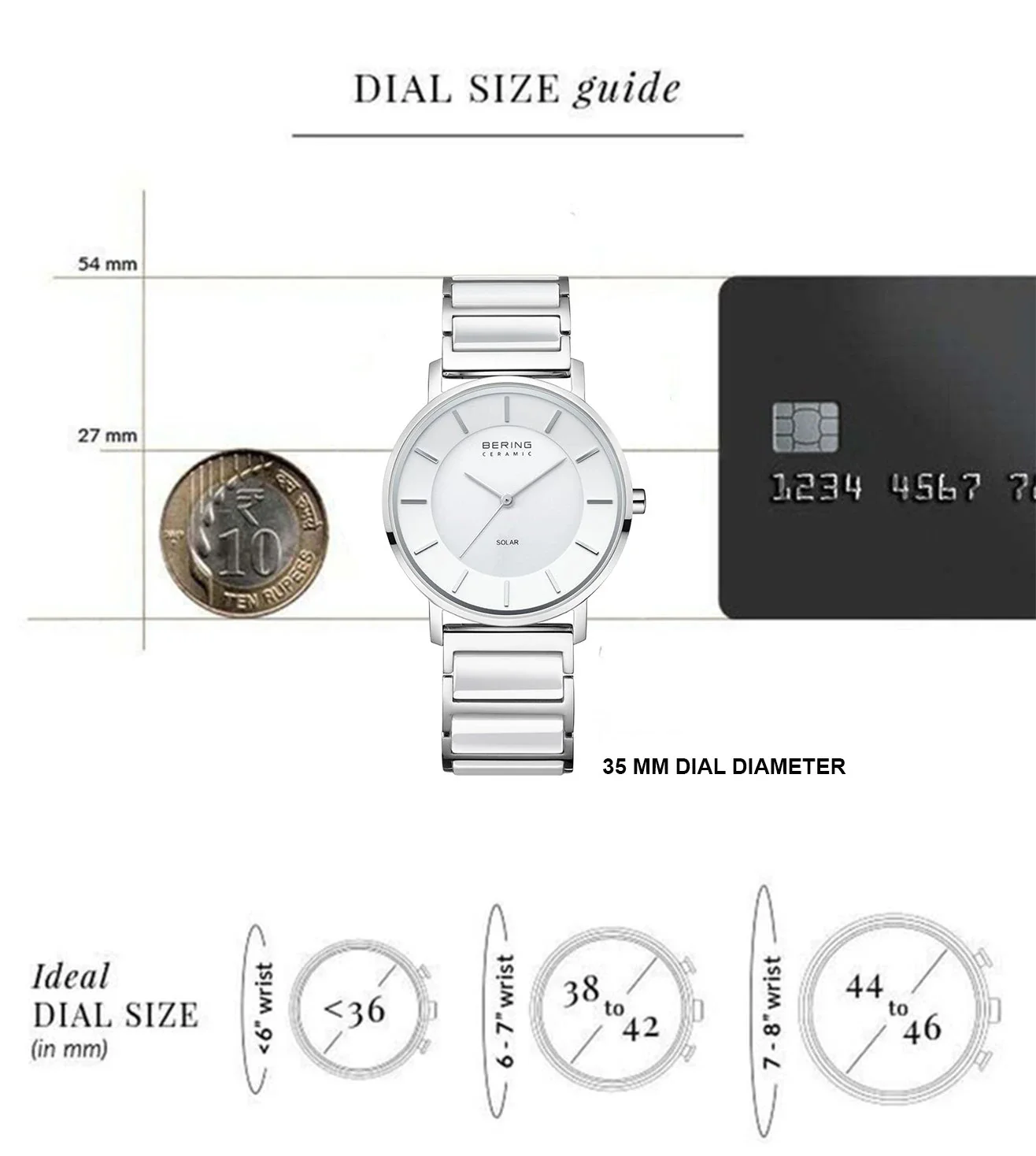 19535-754 Bering | White Round Dial Solar Watch for Women - Image 6