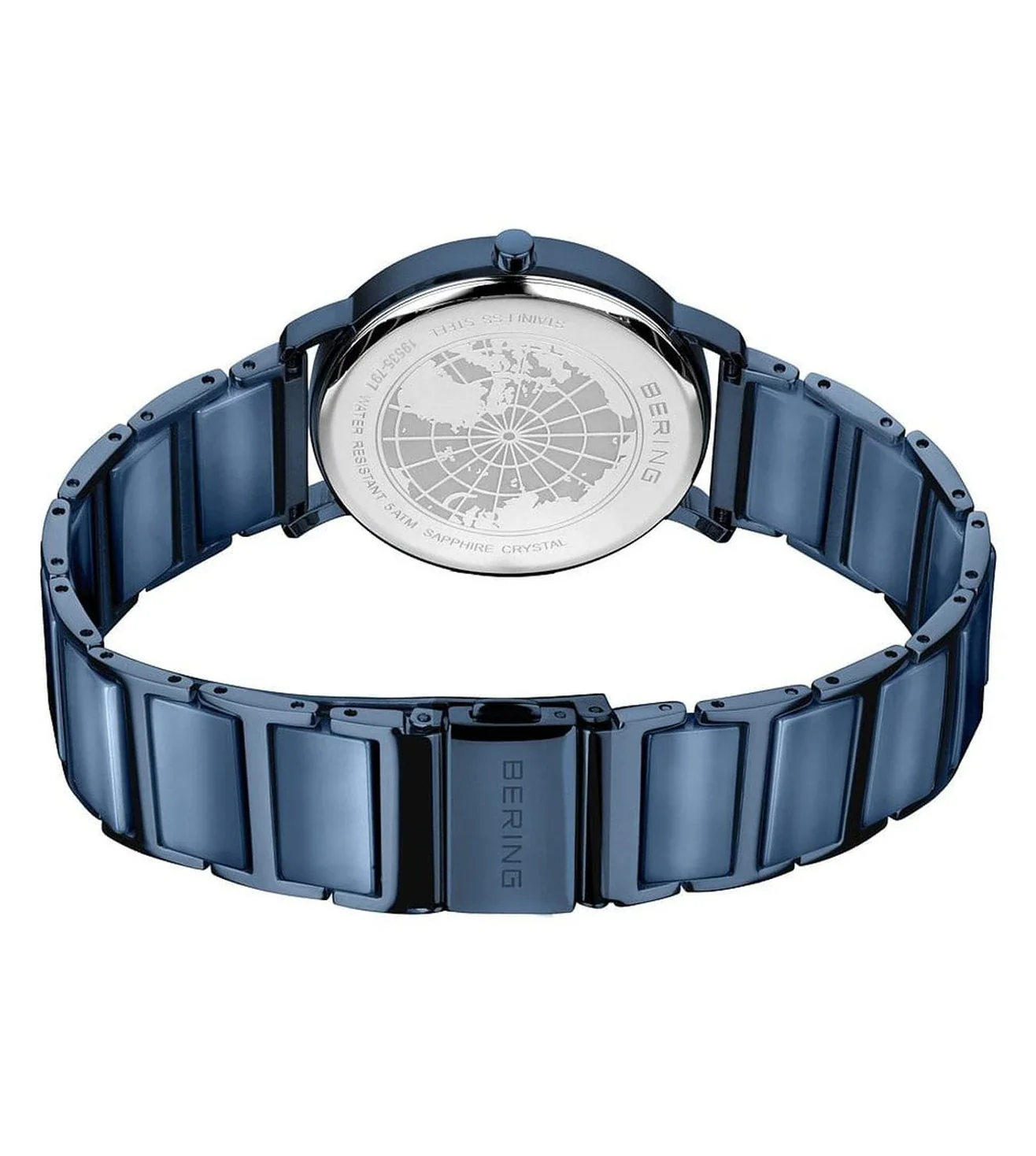 19535-797 Bering | Blue Dial Ceramic Solar Watch for Women - Image 5
