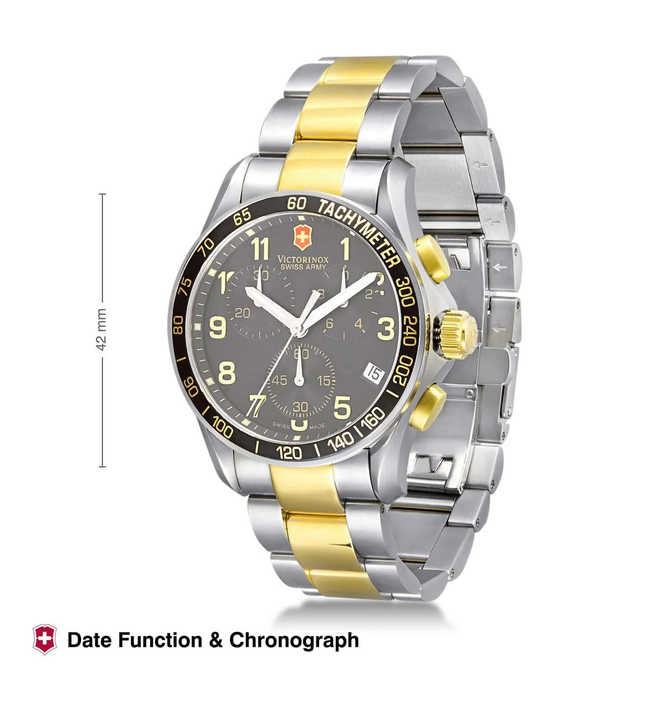 Victorinox Classic Chronograph Watch for Men - 241170.1 - Image 3