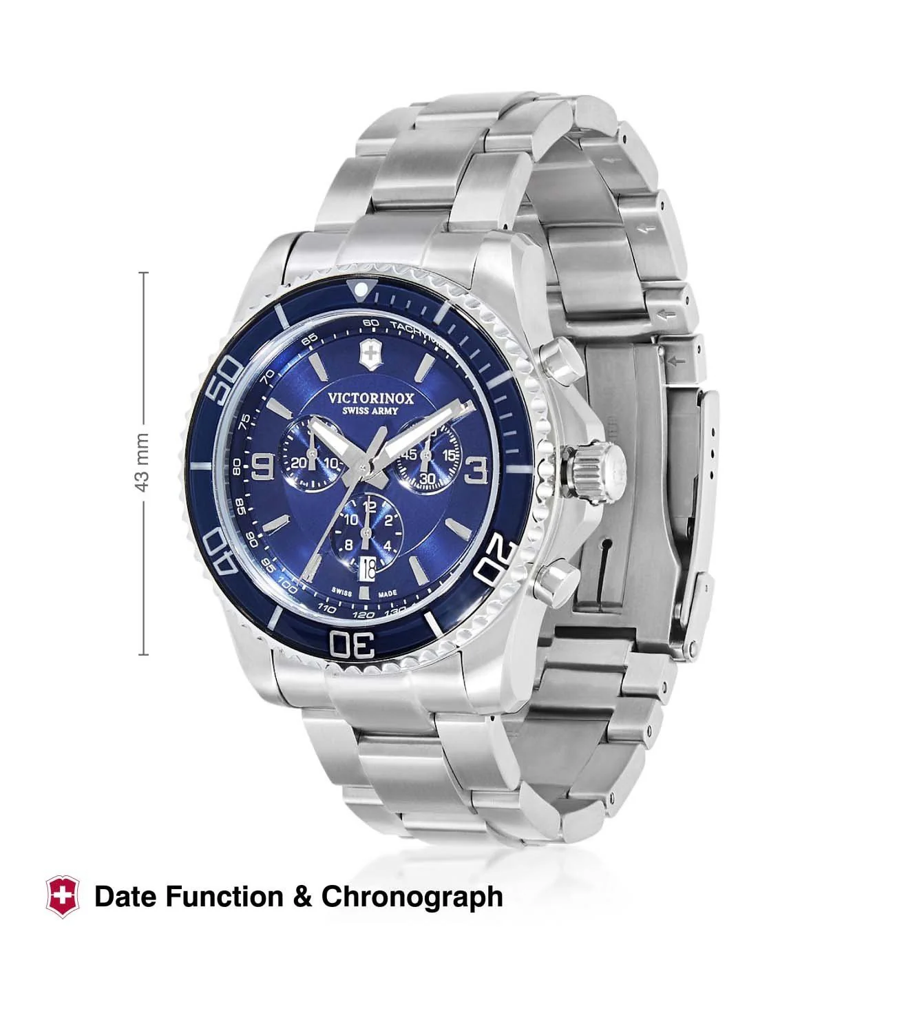 Victorinox Maverick Chronograph Watch for Men - 241689 - Image 4