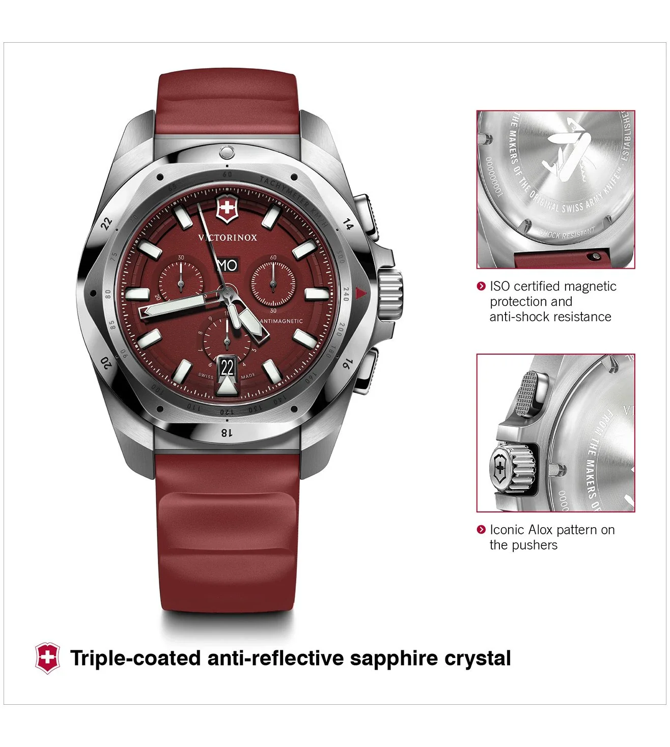 Victorinox Chrono Swiss Made Watch for Men - 241986 - Image 3