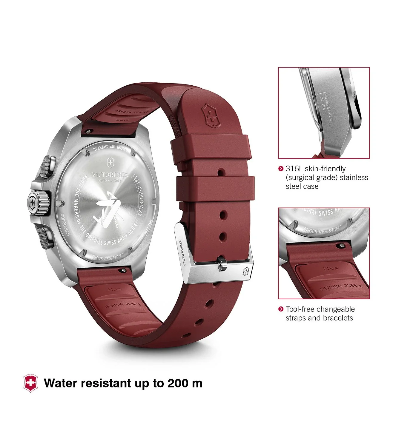 Victorinox Chrono Swiss Made Watch for Men - 241986 - Image 4