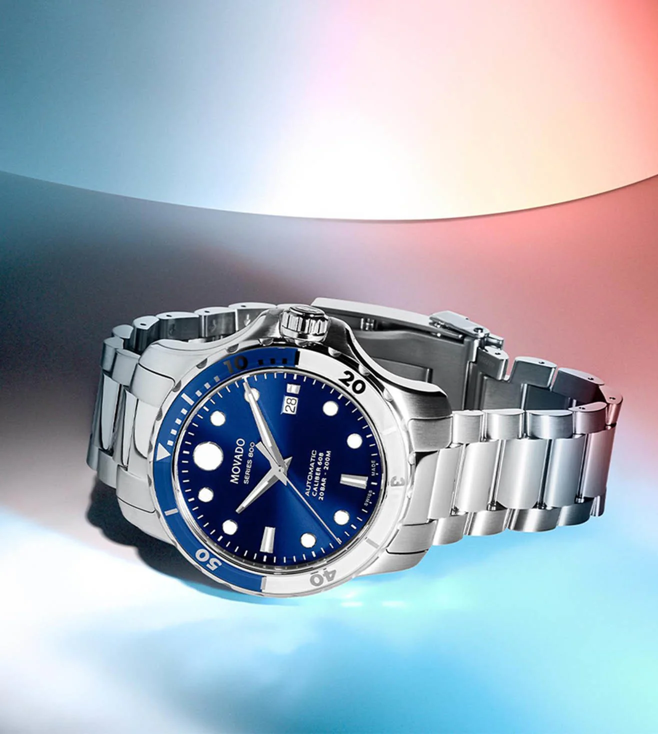 2600158 | MOVADO Series 800 Swiss Automatic Watch for Men - Image 4