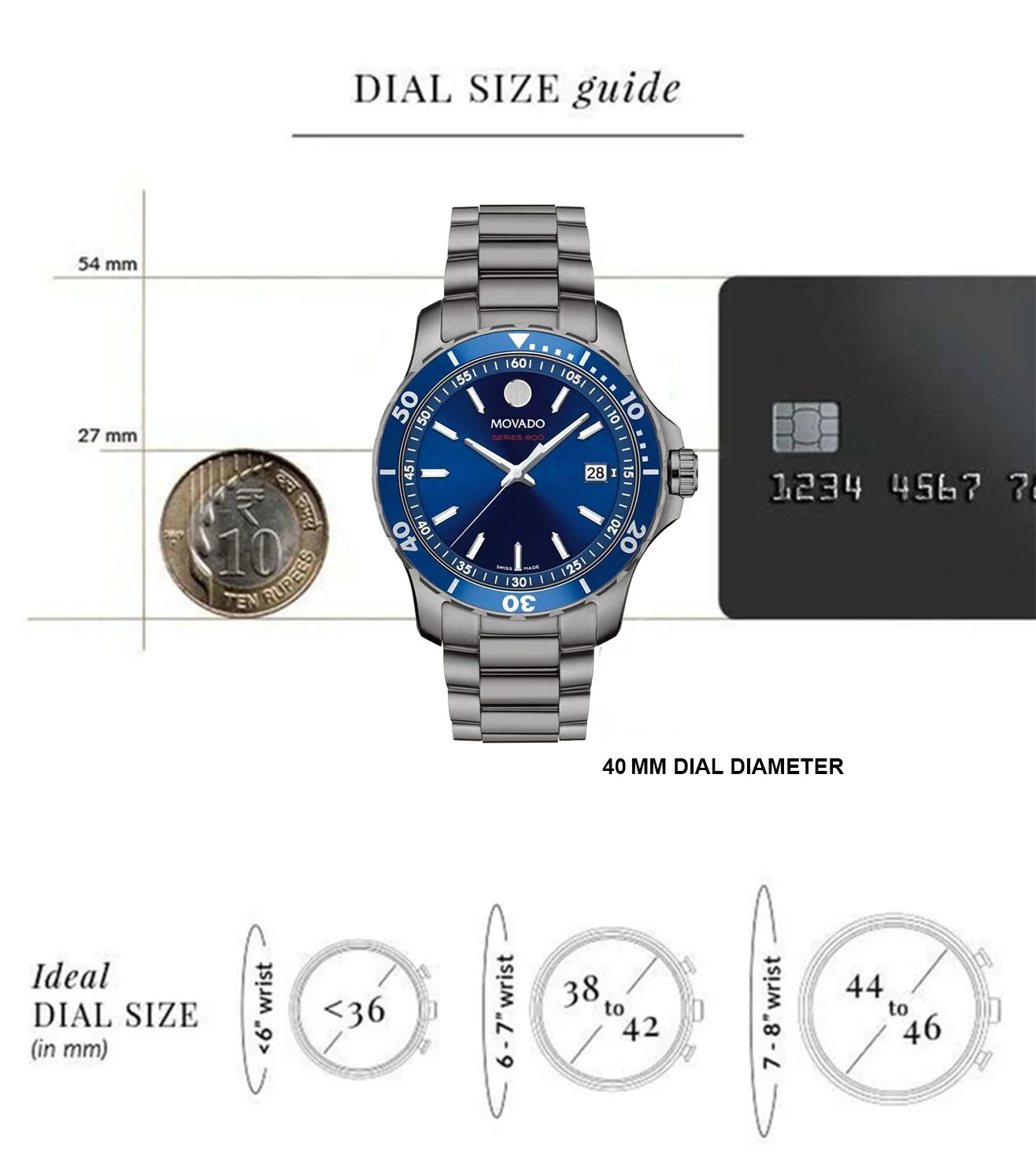 2600159 | MOVADO Series 800 Watch for Men - Image 5