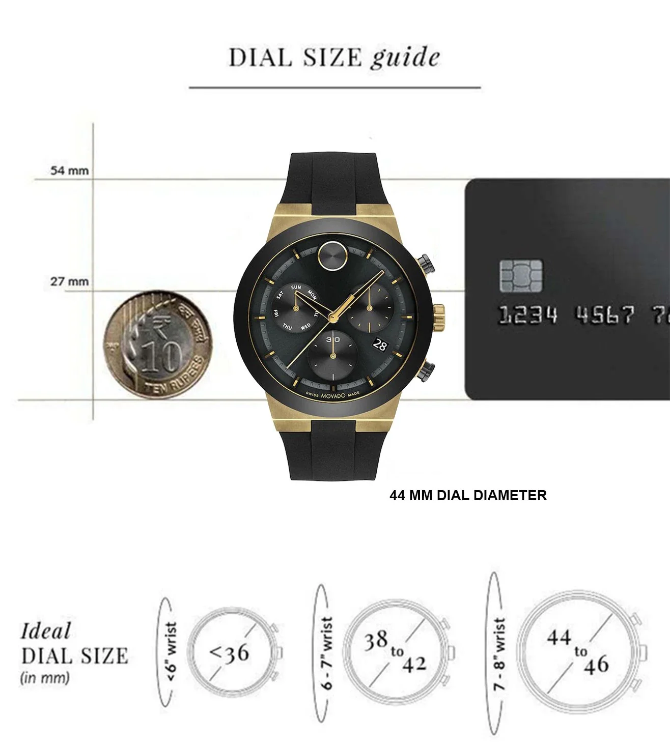 3600855 MOVADO Bold Chronograph Watch for Men - Image 4