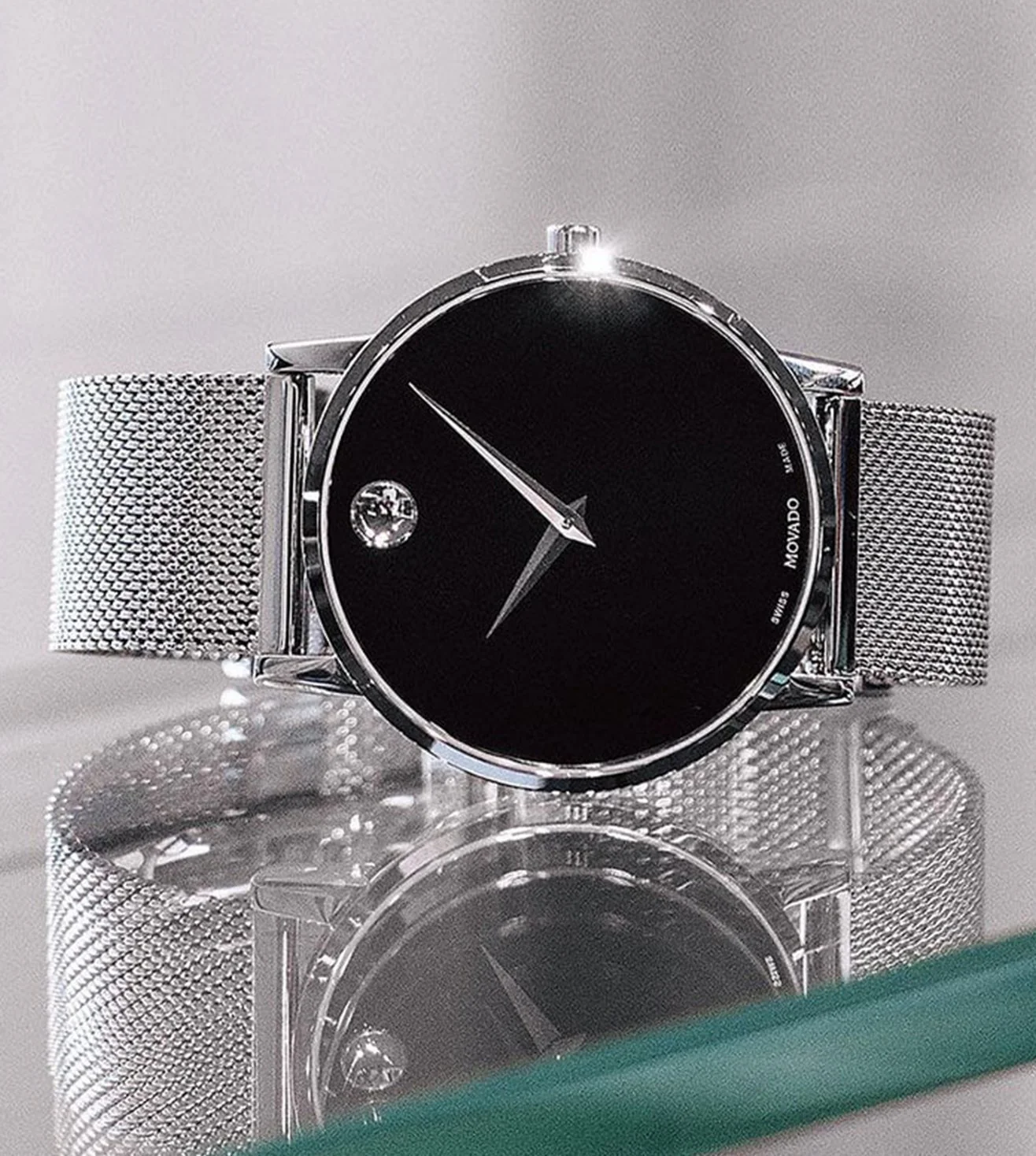 607219 | MOVADO Museum Classic Black Dial Watch for Men - Image 4