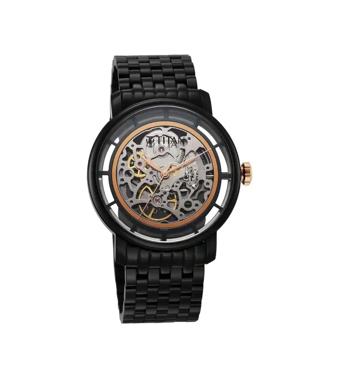 90158KM01 | TITAN Mechanical Slimline Automatic Watch for Men - Image 2