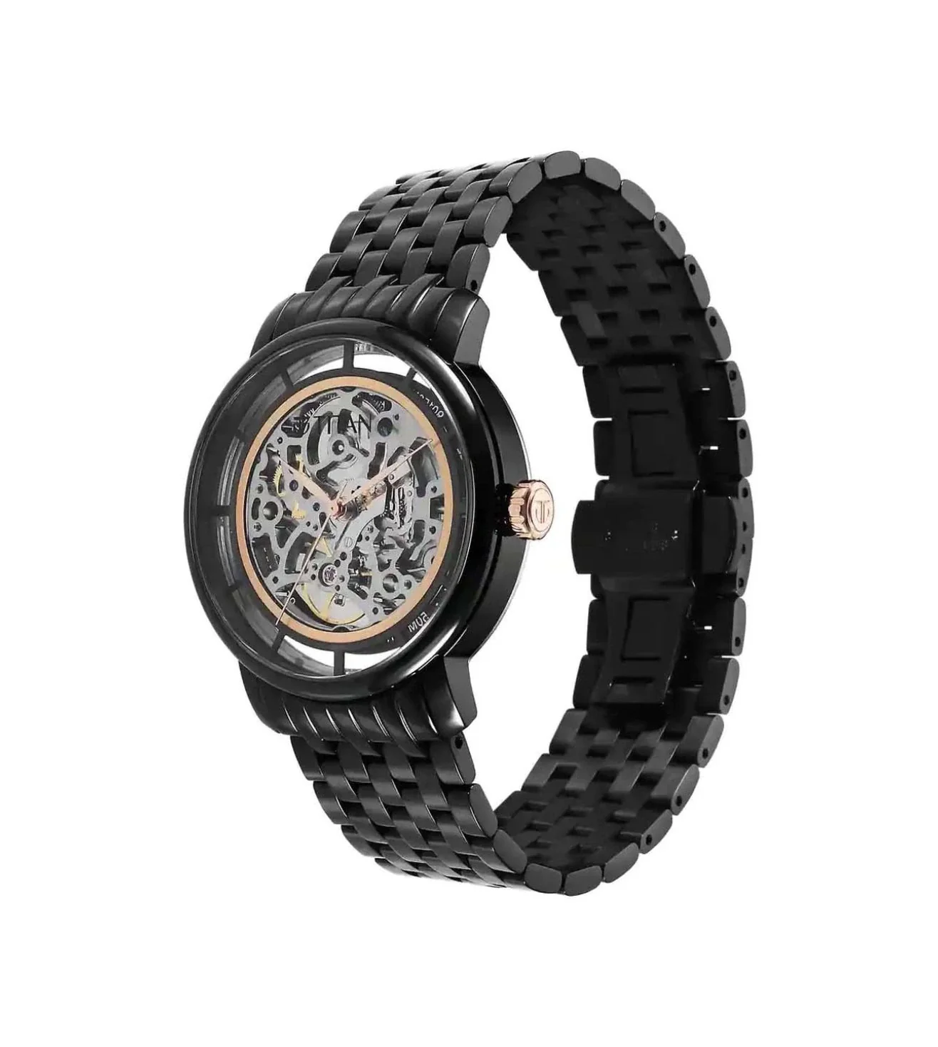 90158KM01 | TITAN Mechanical Slimline Automatic Watch for Men - Image 3