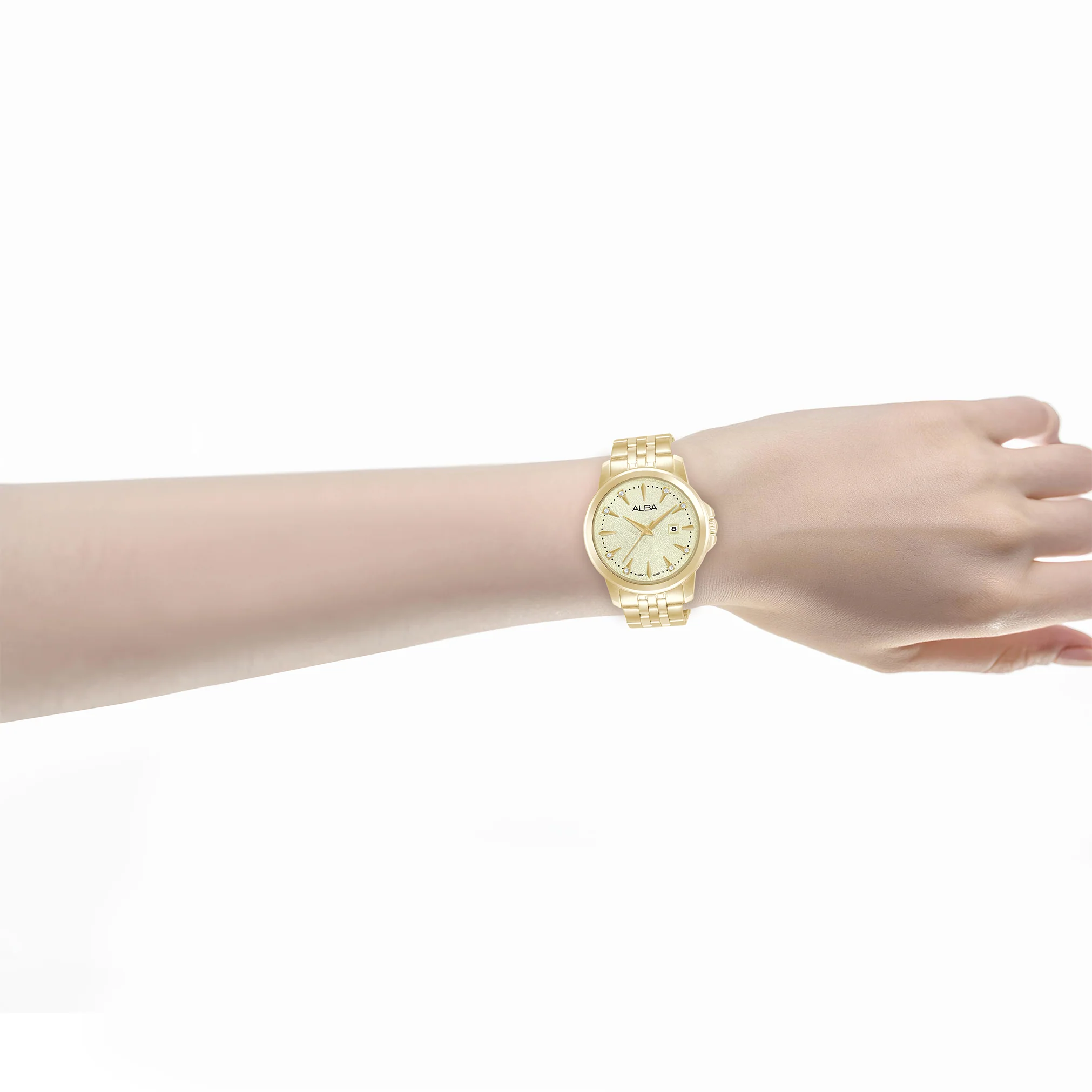 ALBA 32mm Full Body Gold Watch Women's Watch AH7EX4X1 - Image 4