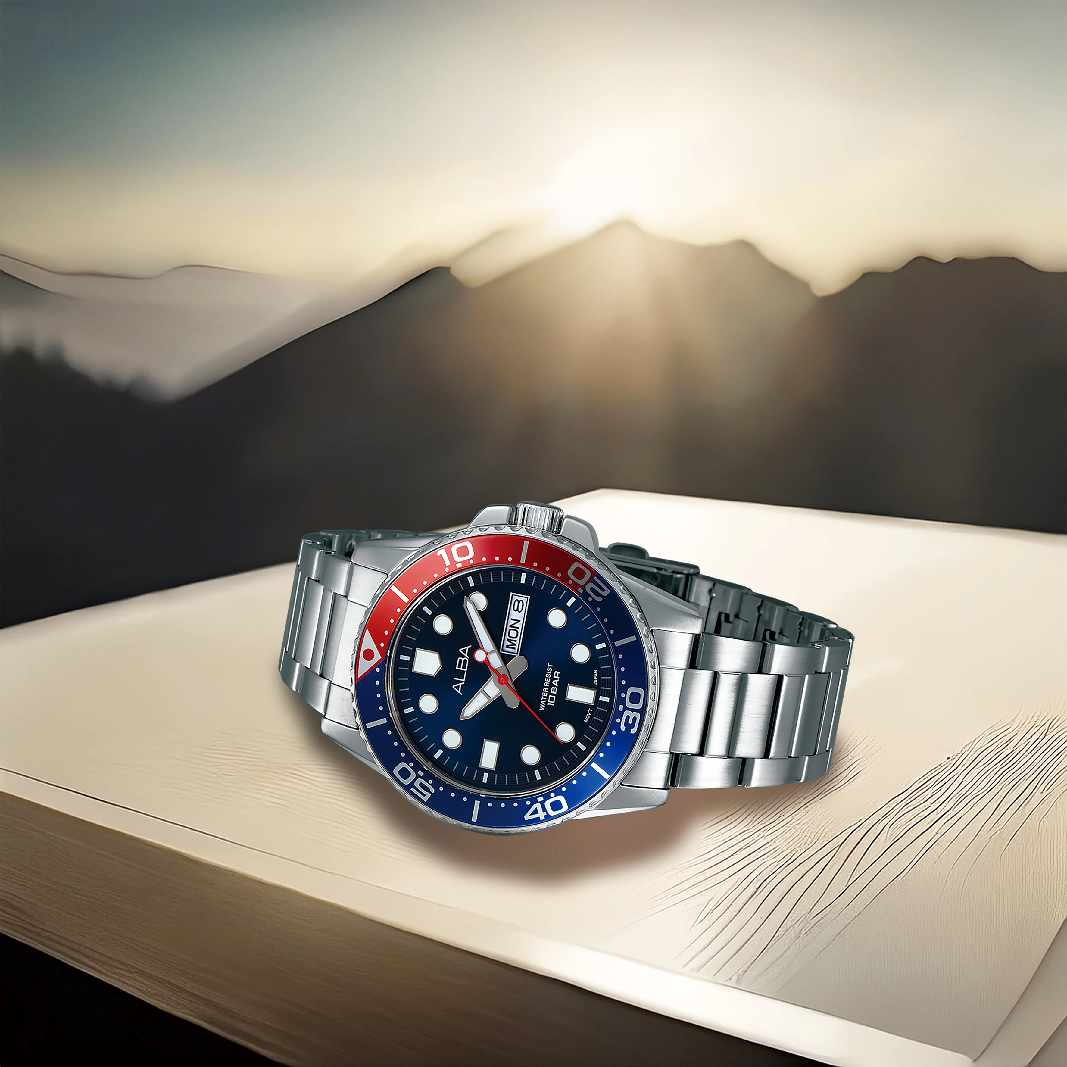 ALBA 42.5mm Blue Active Quartz Timepiece for Men AV3593X1 - Image 3