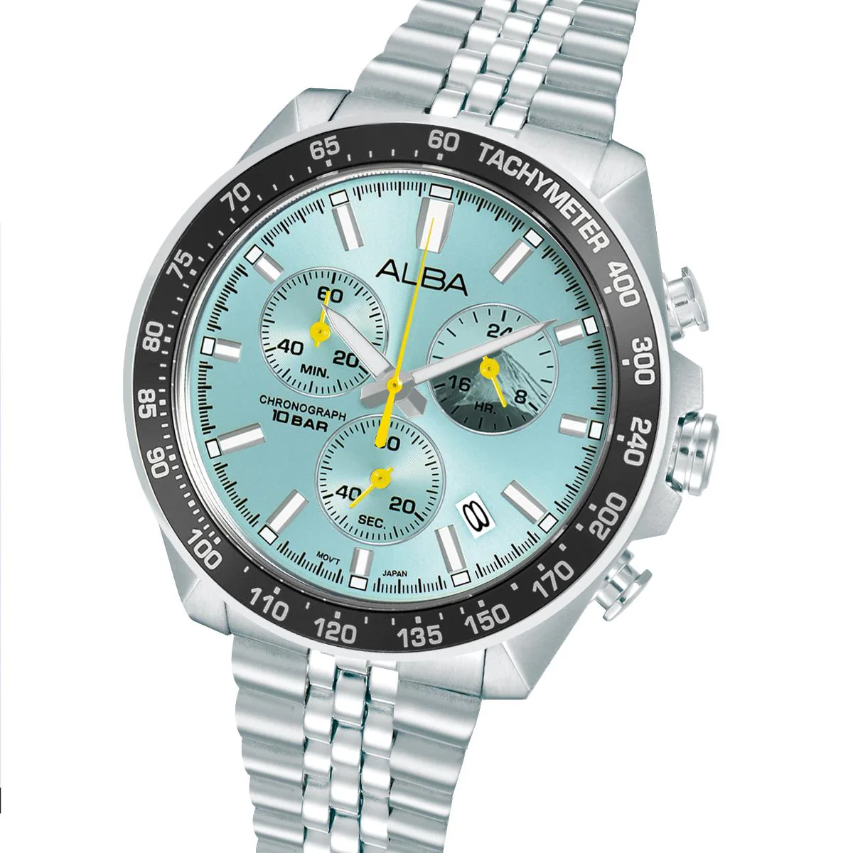 ALBA Arctic Blue Dial Analog Chronograph Men's Watch AX7031X1 - Image 3