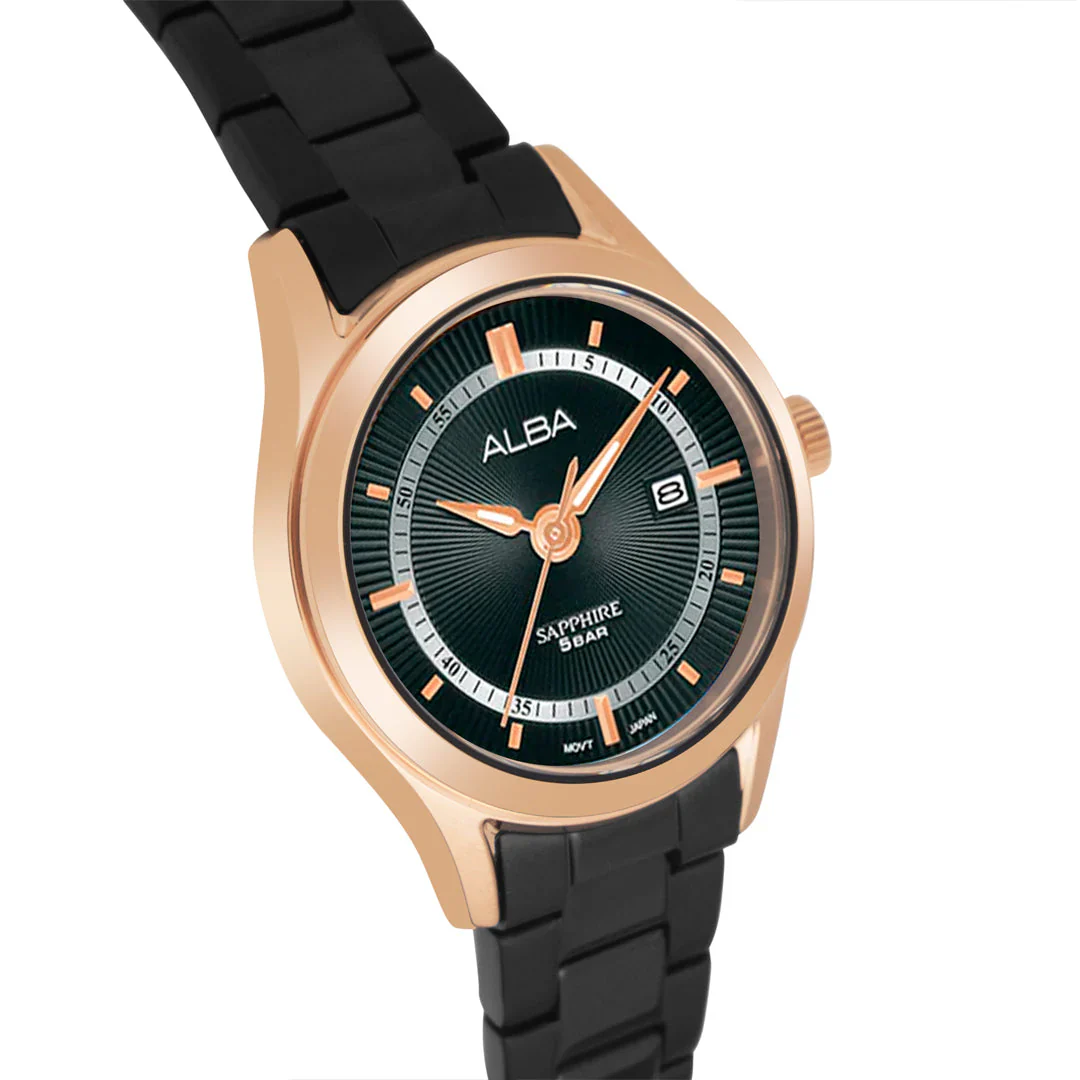 ALBA Asterix Black Dial Men's Watch - AS9R10X1 - Image 5