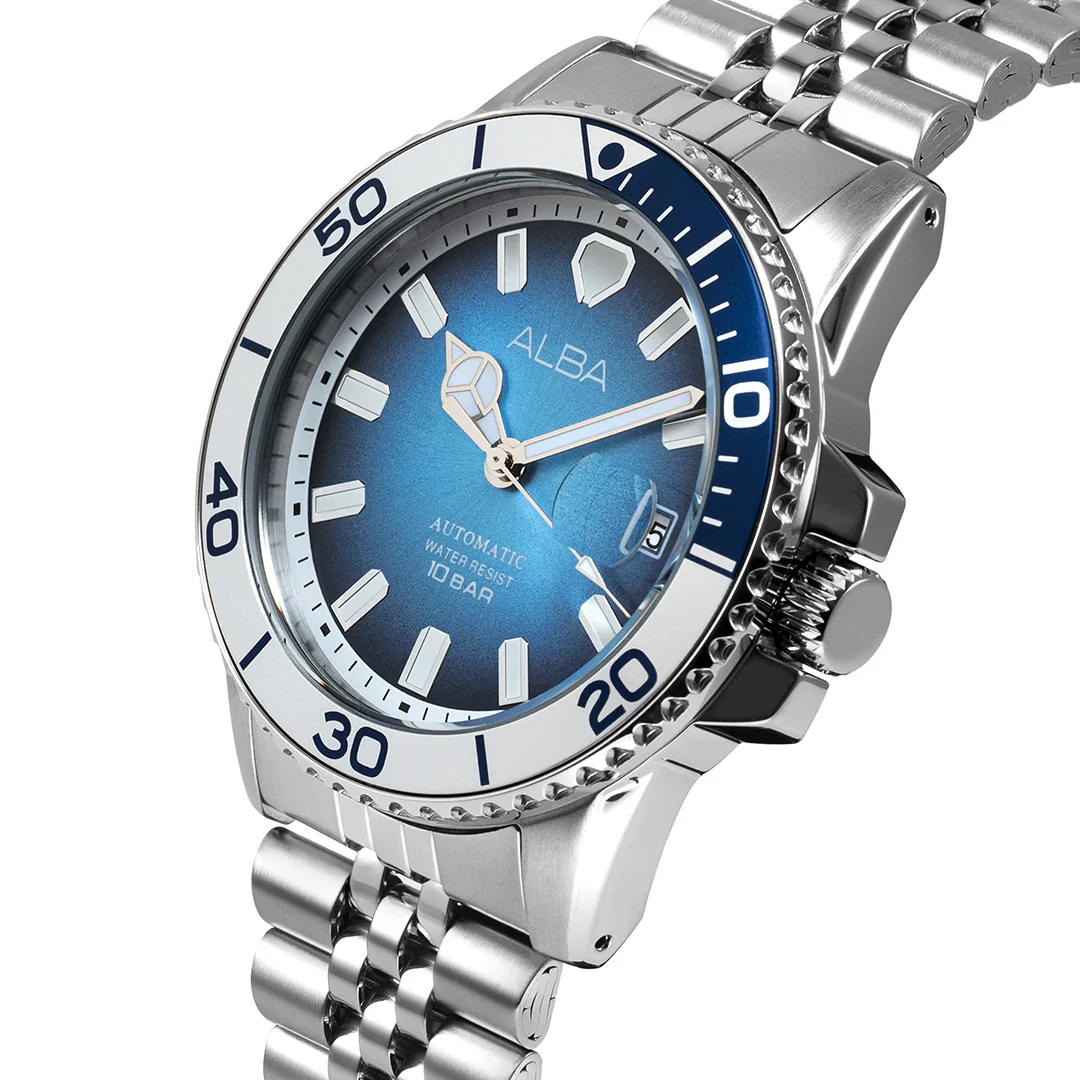 ALBA Azure Dial Automatic Men's Watch AU4059X1 - Image 2