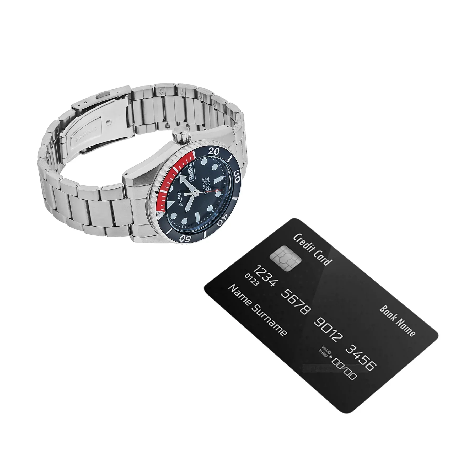 ALBA Black Dial Automatic Men's Watch AL4293X1 - Image 5