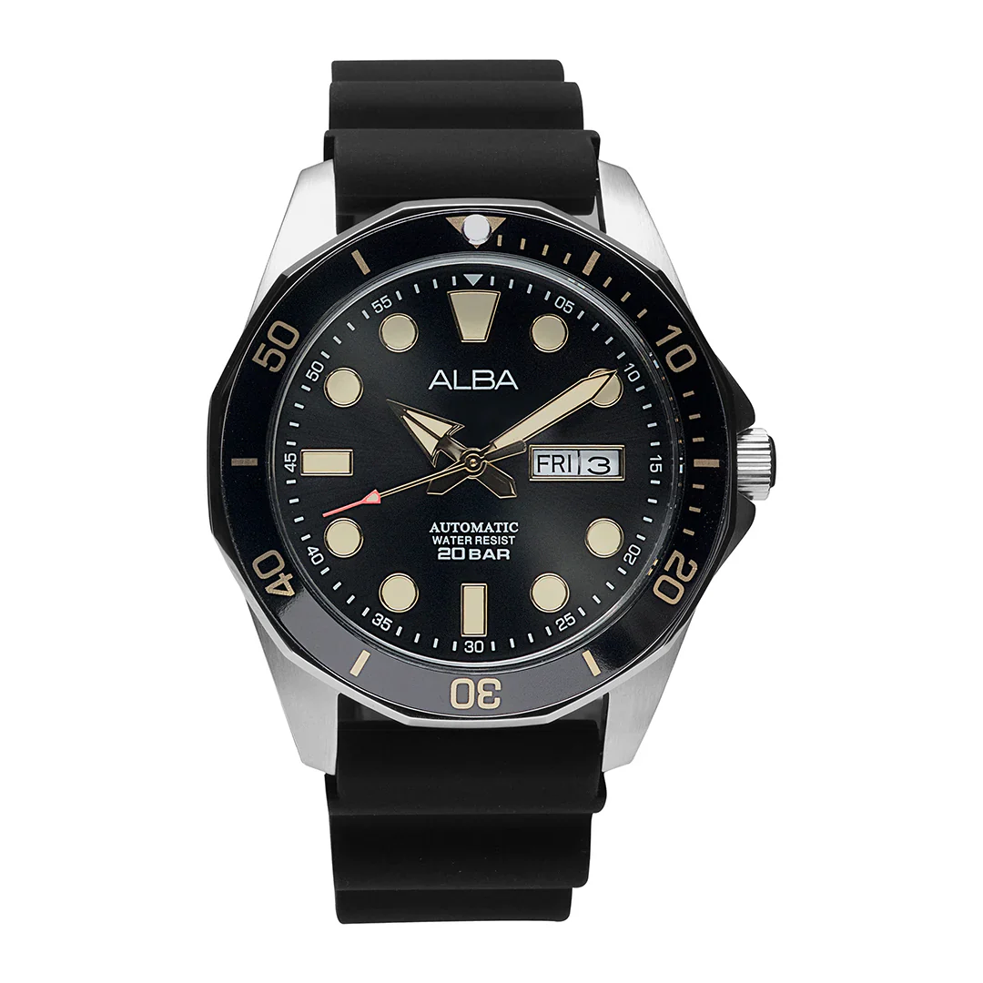ALBA Mechanical Black Dial Automatic Men's Watch - AL4553X1