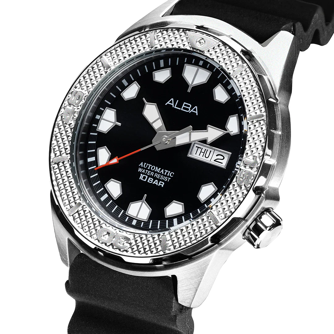 ALBA Mechanical Black Dial Automatic Men's Watch - AL4571X1 - Image 2